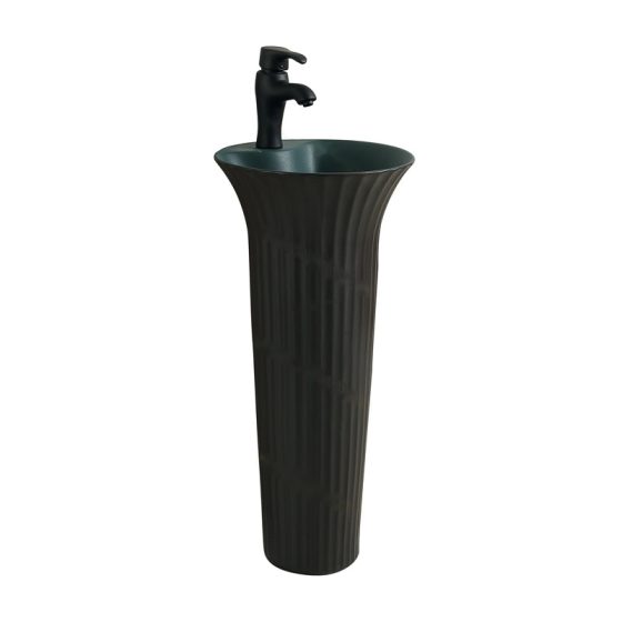 LT-336-FG-UBLNBG black pedestal-basins