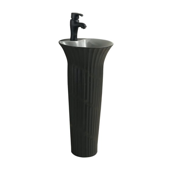 LT-336-M-UBLNLG black pedestal-basins