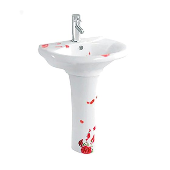 LT-336P-DC-WR patterned pedestal-basins