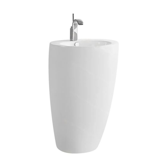 LT-337 white pedestal-basins