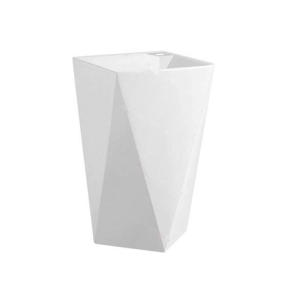 LT-338 white pedestal-basins