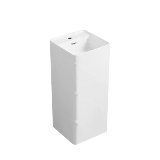 LT-344 white pedestal-basins