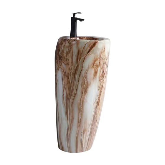LT-346-DP-CT121 colored pedestal-basins