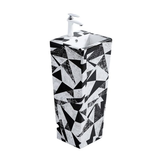 LT-347-DC-CT1 patterned pedestal-basins