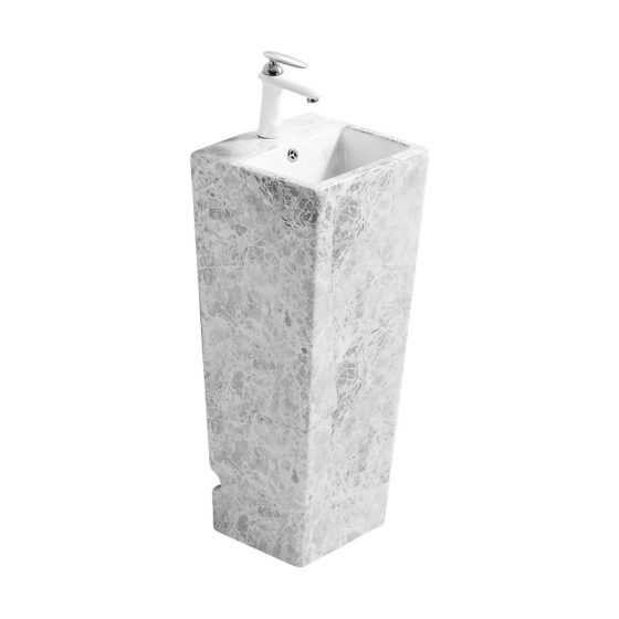 LT-347-DC-CT2 white pedestal-basins