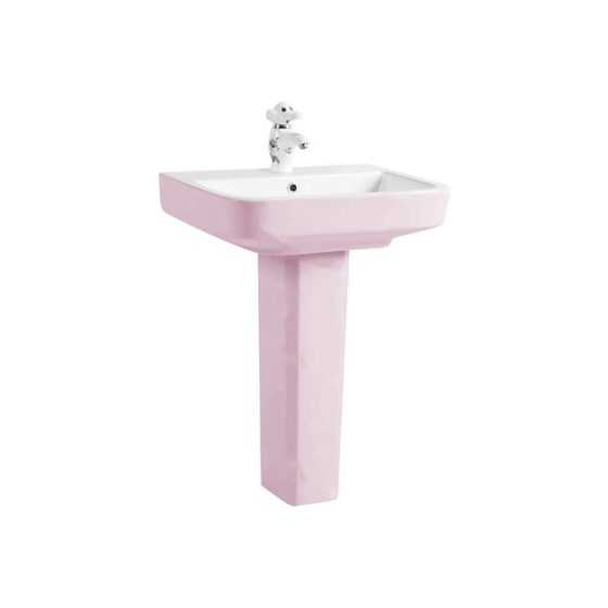 LT-350P-CG-WLP white pedestal-basins