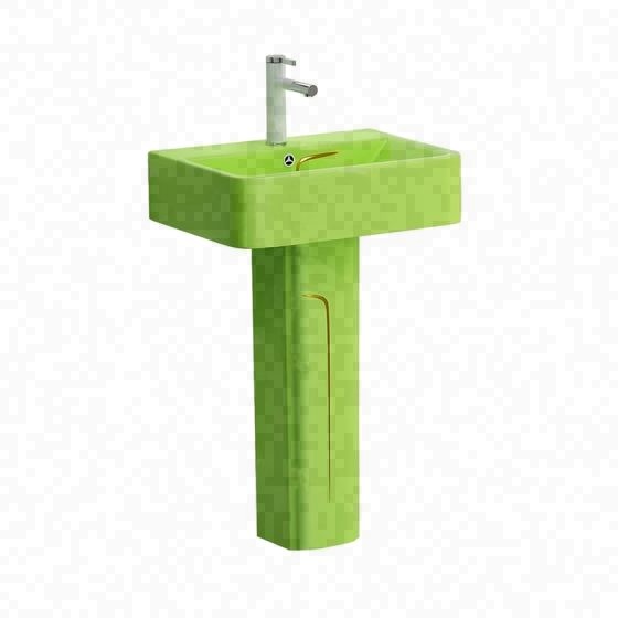 LT-352P-CG-GG gold pedestal-basins