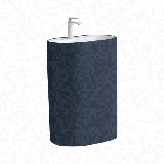LT-355A-M-GBW colored pedestal-basins
