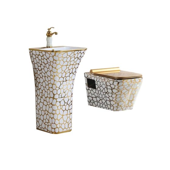 LT-361-GID-CT2----LT-441WA-GID-G1 patterned pedestal-basins