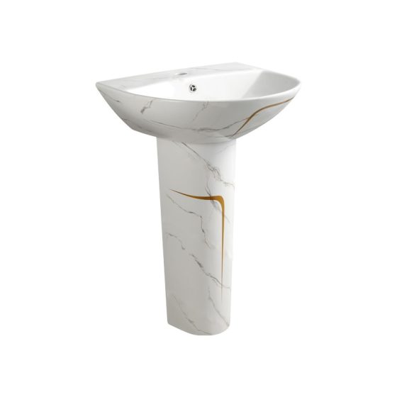 LT-362P-DP-WGL patterned pedestal-basins