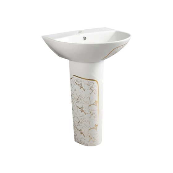 LT-362P-GID-WG1 patterned pedestal-basins