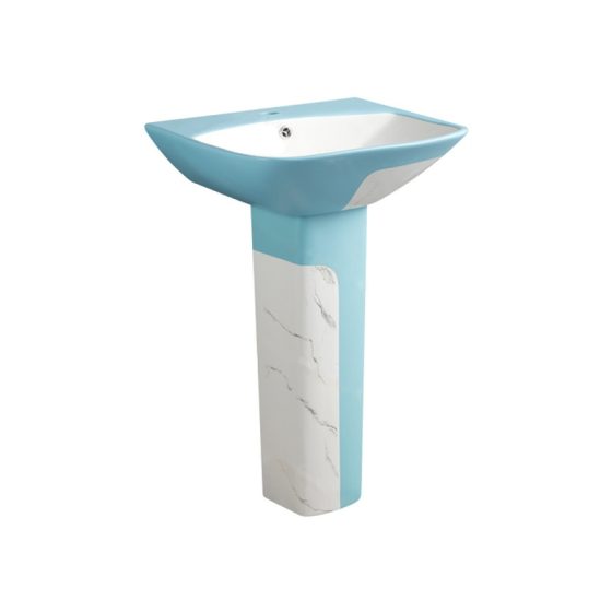 LT-363P-DP-WBU colored pedestal-basins