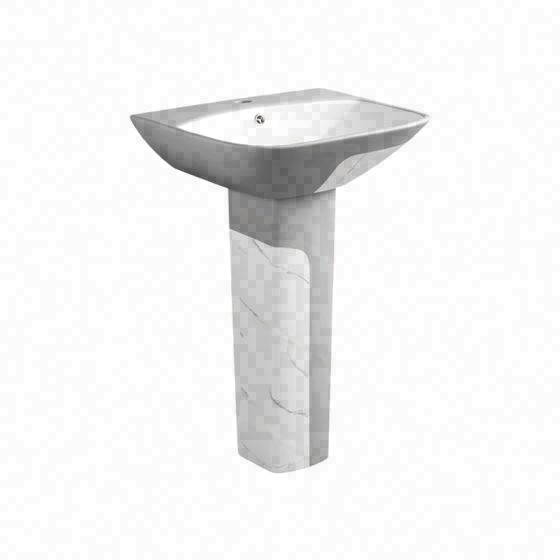 LT-363P-DP-WLG patterned pedestal-basins