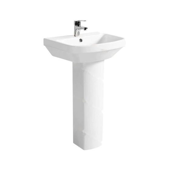 LT-365P white pedestal-basins