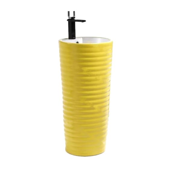 LT-367-CG-UYNW gold pedestal-basins