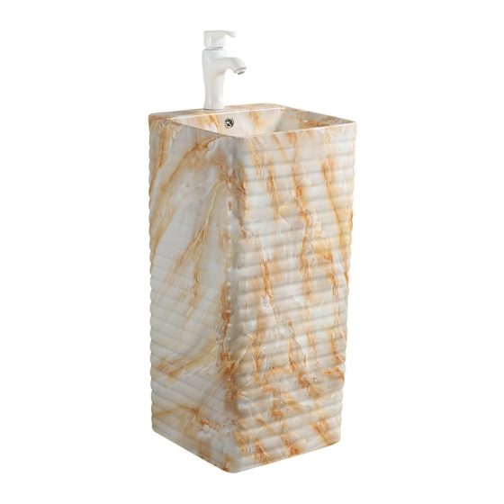 LT-368-DP-CT-178 colored pedestal-basins