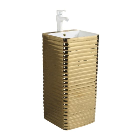 LT-368-GI-UGDNW gold pedestal-basins