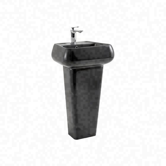 LT-368P-CG-DG black pedestal-basins