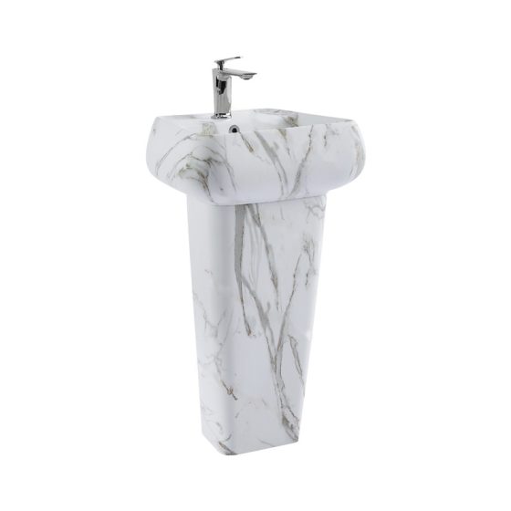 LT-368P-DP-CT1 white pedestal-basins