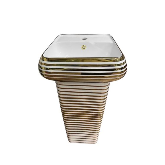 LT-368P-GID-GW1 patterned pedestal-basins