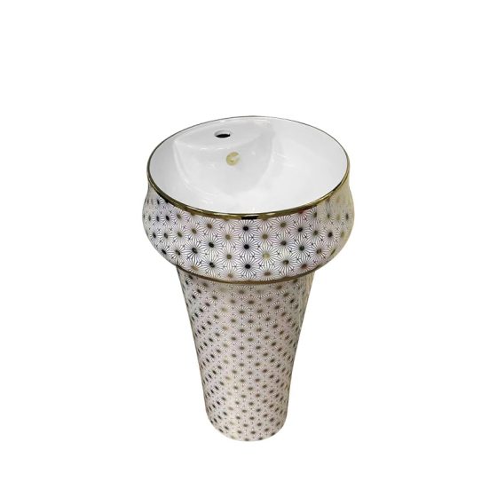 LT-369P-GID-GW1 patterned pedestal-basins