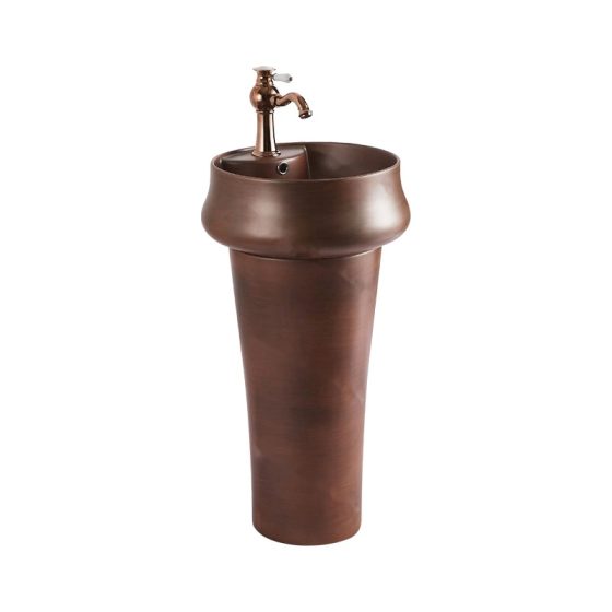LT-369P-RS-RBR colored pedestal-basins