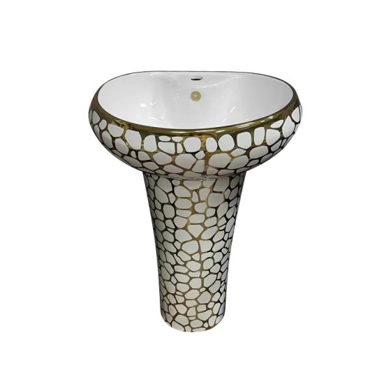 LT-370P-GID-GW1 patterned pedestal-basins