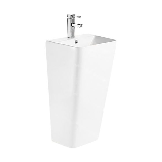 LT-372 white pedestal-basins