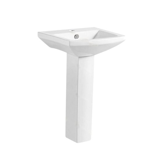 LT-375P white pedestal-basins