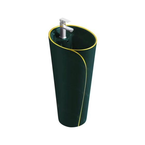 LT-376-CG-BGGL colored pedestal-basins