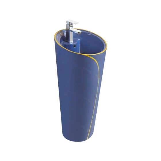 LT-376-CG-BUGL colored pedestal-basins