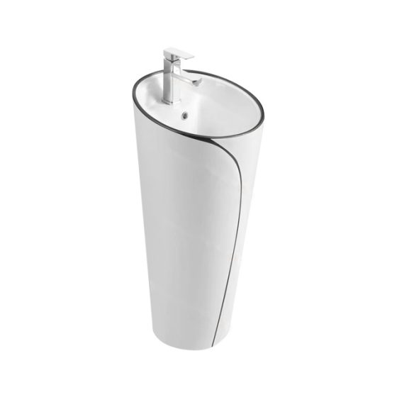 LT-376-CG-WBLL white pedestal-basins