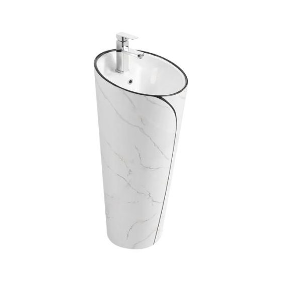 LT-376-DP-WBLL white pedestal-basins