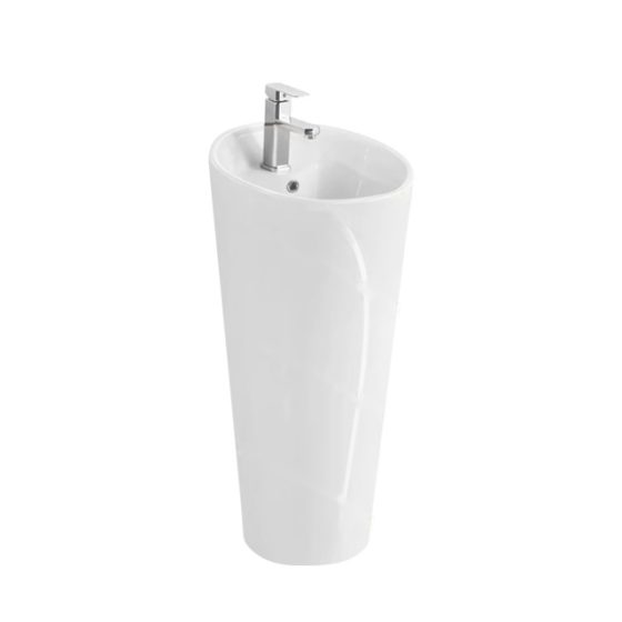 LT-376 white pedestal-basins