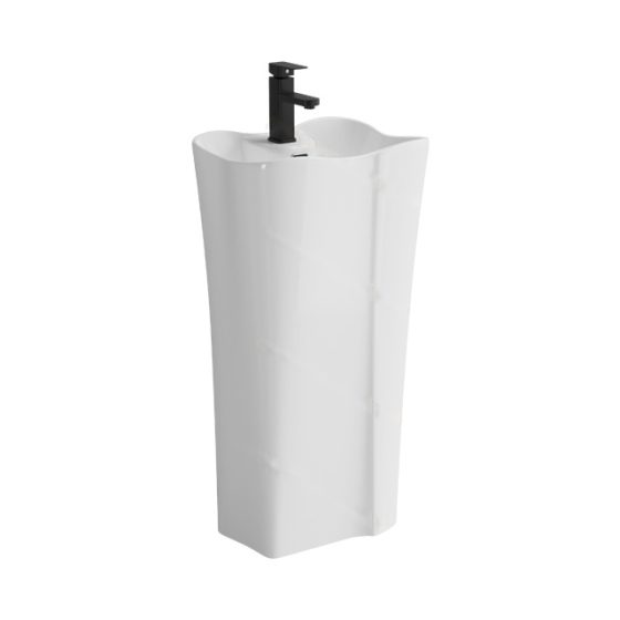 LT-377 white pedestal-basins
