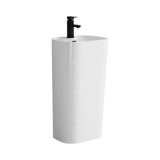LT-380 white pedestal-basins
