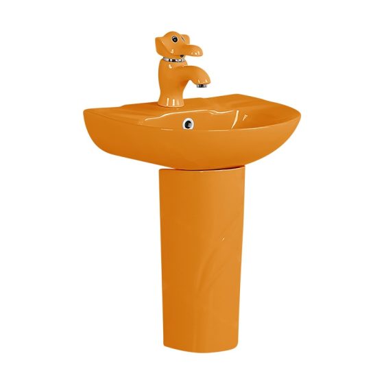 LT-380P-CG-O gold pedestal-basins