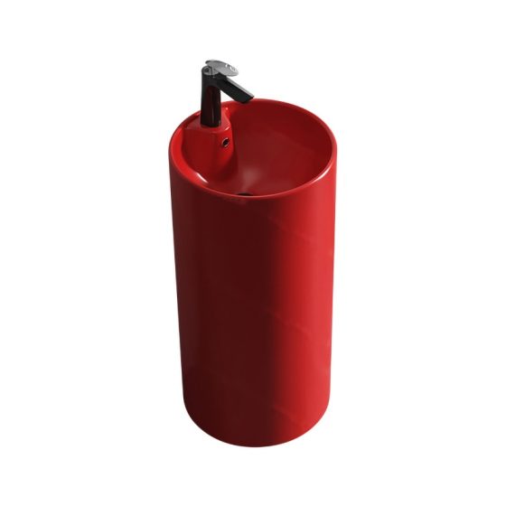 LT-381-M-R colored pedestal-basins