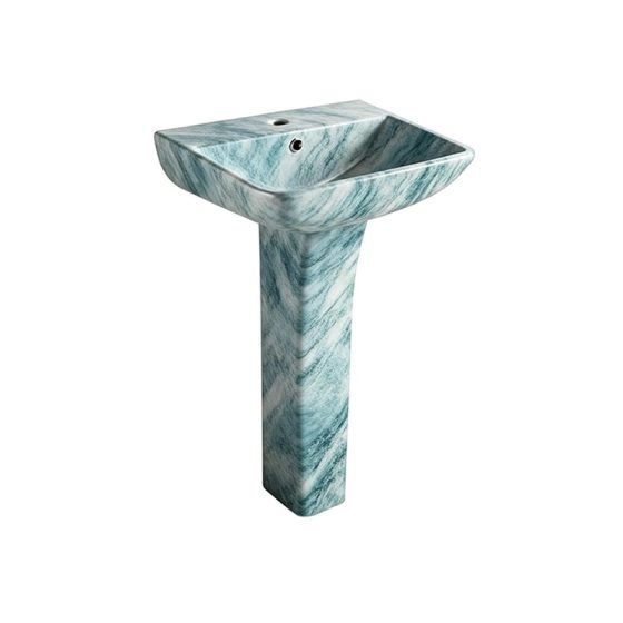 LT-381P-DP-1 patterned pedestal-basins