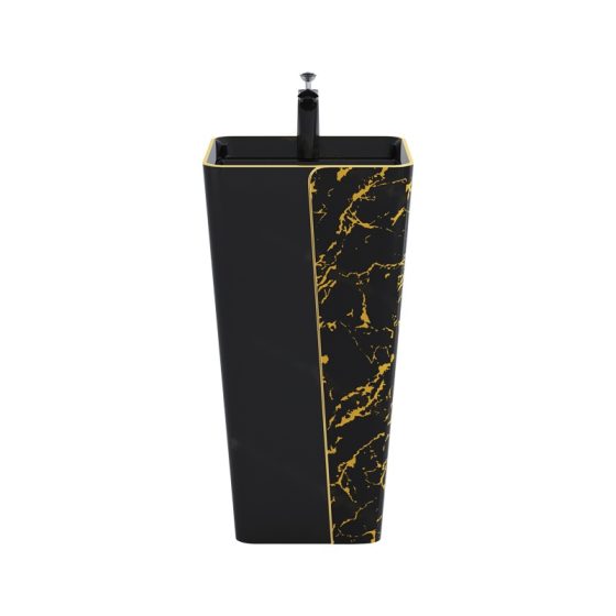 LT-382-GID-BLG1 black pedestal-basins
