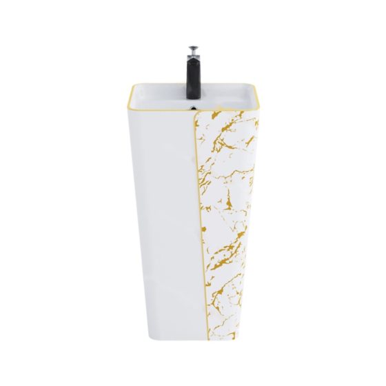 LT-382-GID-WG1 gold pedestal-basins