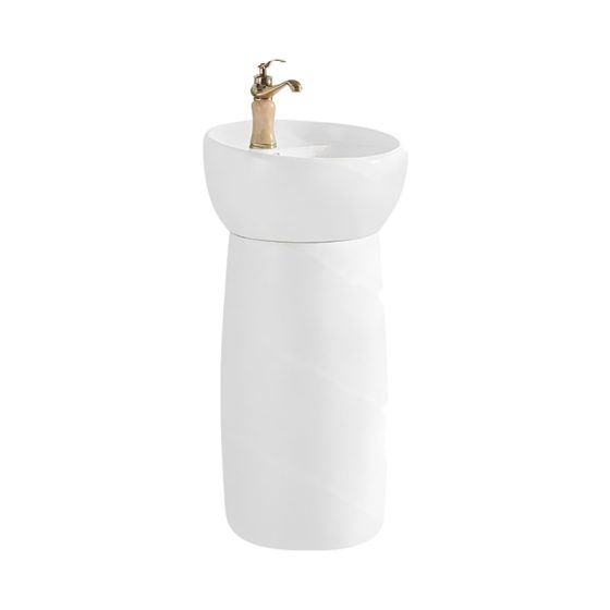 LT-383P white pedestal-basins