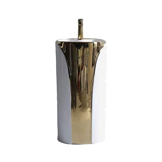 LT-384-GID-WG gold pedestal-basins