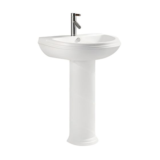 LT-385P white pedestal-basins