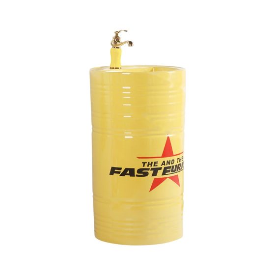 LT-386-CG-Y gold pedestal-basins