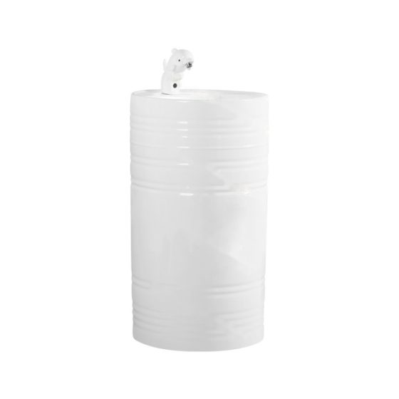 LT-386 white pedestal-basins
