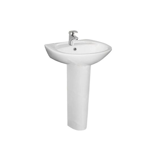 LT-386P white pedestal-basins