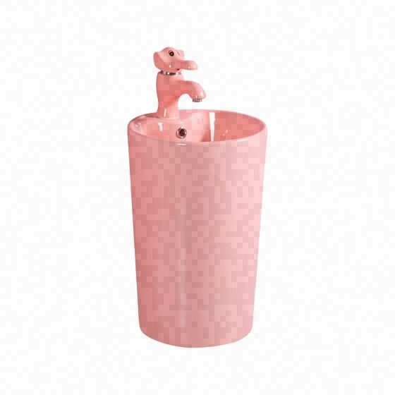 LT-387-CG-LP colored pedestal-basins