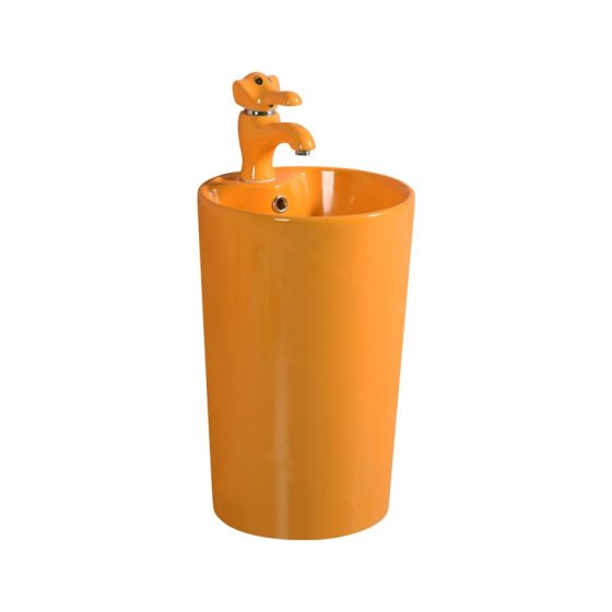 LT-387-CG-O gold pedestal-basins