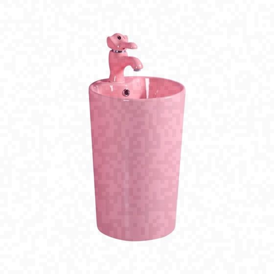 LT-387-CG-SP colored pedestal-basins
